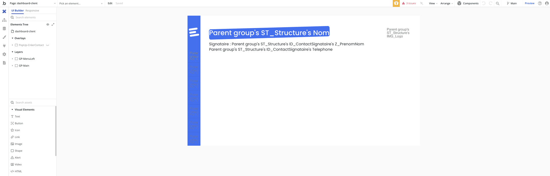 Capture de la plateforme EraB2B